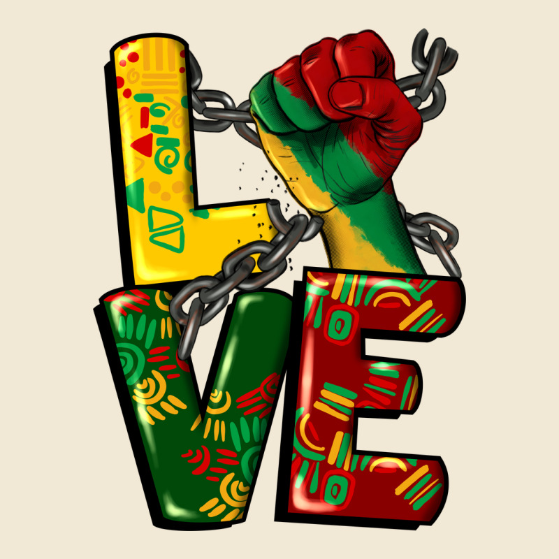 Love Juneteenth Ladies Tee by CowGirlArtShop | Teevron