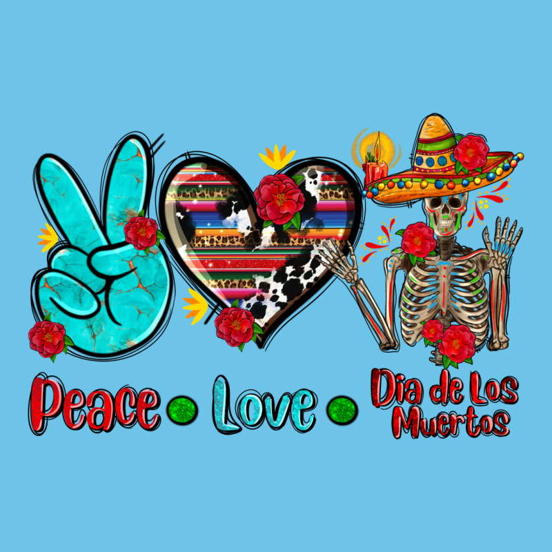 Peace Love Dia De Los Muertos Premium Sweatshirt by AdoDesignShop | Teevron