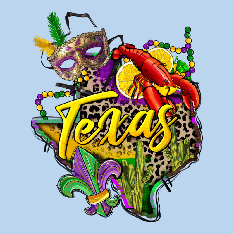 Texas Map Mardi Gras Classic Tee by CowGirlArtShop | Teevron