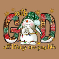 With God All Things Are Possible With Snowman Bbs Long Sleeve Tee | Teevron