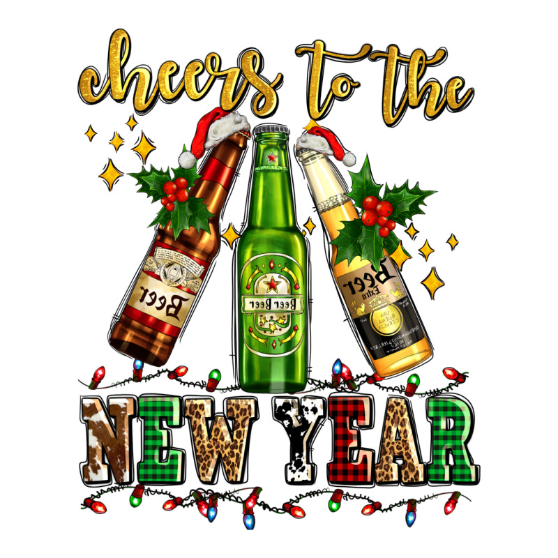 Cheers To The New Year With Beers Heavyweight Hoodie by AdoDesignShop | Teevron
