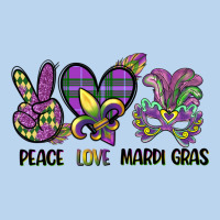 Peace Love Mardi Gras Classic Tee | Teevron