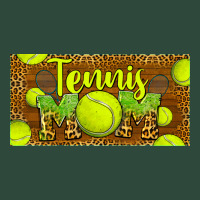 Tennis Mom License Plate Zipper Hoodie | Teevron