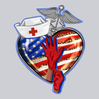 Patriotic Nurse Love Heavyweight Sweatshirt | Teevron