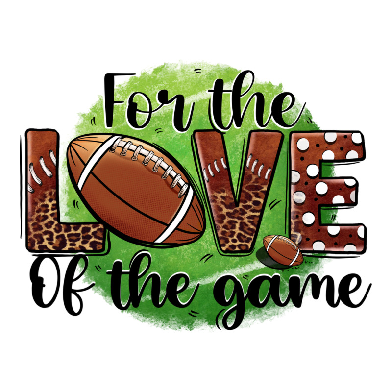 For The Love Of The Game Football Zipper Hoodie by BarkalooDesign | Teevron
