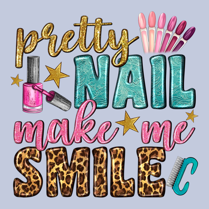 Pretty Nail Make Me Smile Bbs Long Sleeve Tee by BundleAndBundleShop | Teevron