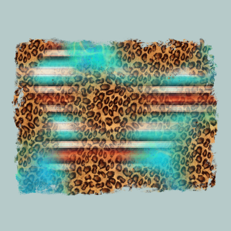 Serape And Leopard Background Heavy Core Tee by texasbilliewilder | Teevron