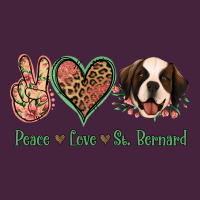 Peace Love St. Bernard Premium Tee | Teevron