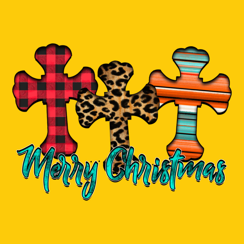 Merry Christmas Cross Premium Hoodie by CowhideDigitalArt | Teevron