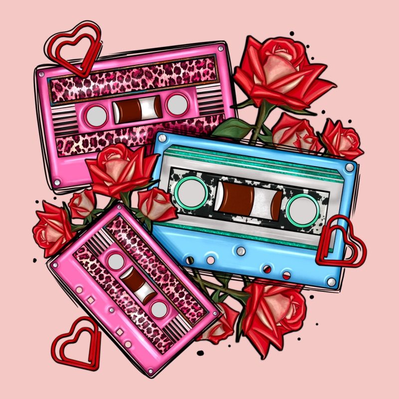 Valentines Day Casette Olivia Urban Heavy Tee by OliviaCreatesArt | Teevron