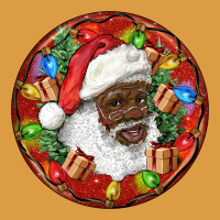 Black Santa Christmas Urban Heavy Tee | Teevron