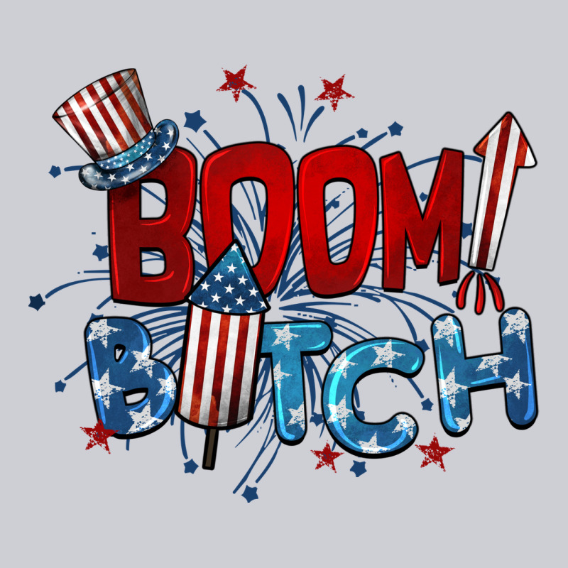 Boom Bitch 4th Of July Heavyweight Sweatshirt by BarkalooDesign | Teevron