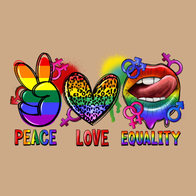 Peace Love Equality Vintage Hoodie by FaDigitalArtStudio | Teevron