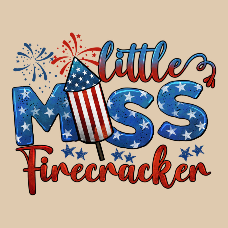 Little Miss Firecracker 4th Of July Heavyweight Sweatshirt by BarkalooDesign | Teevron