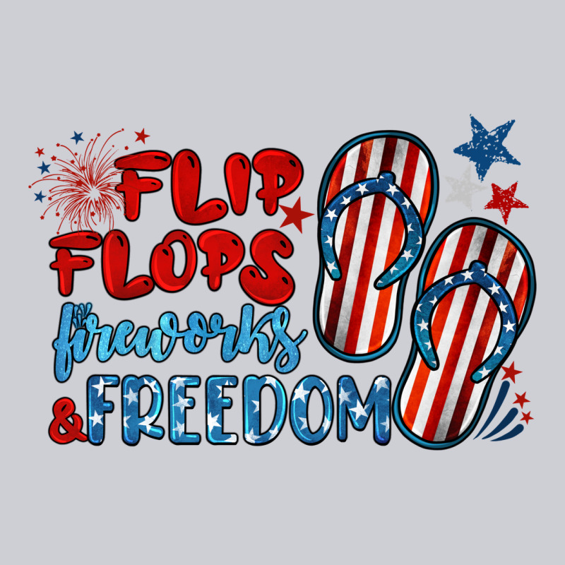 Flip Flops Fireworks & Freedom Heavyweight Sweatshirt by BarkalooDesign | Teevron