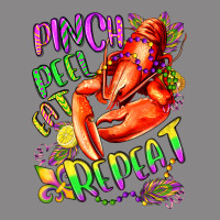 Pinch Peel Eat Repeat Mardi Gras Olivia Vintage Tee | Teevron