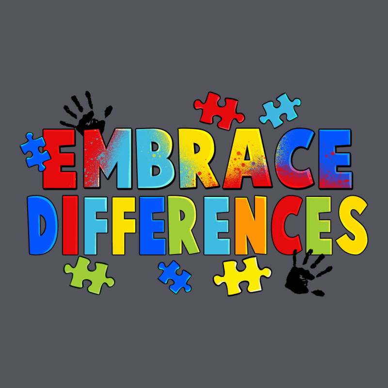 Embrace Differences Vintage Hoodie by FaDigitalArtStudio | Teevron