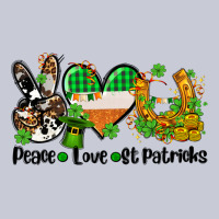 Peace Love St Patricks Heavyweight Hoodie | Teevron
