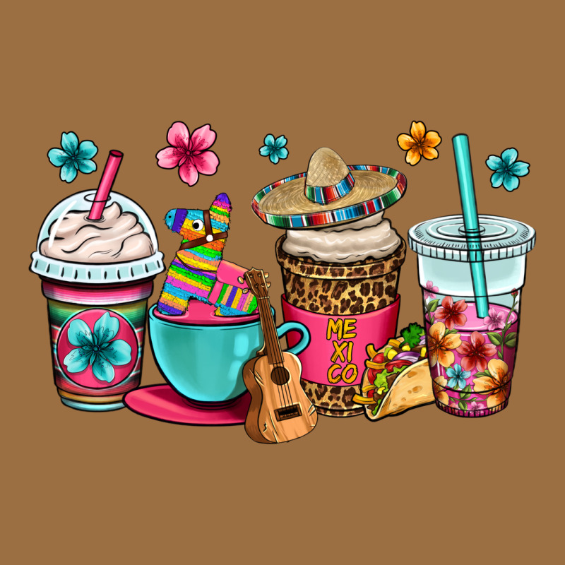 Mexico Fiesta Coffee Cups Vintage Tee by OliviaCreatesArt | Teevron