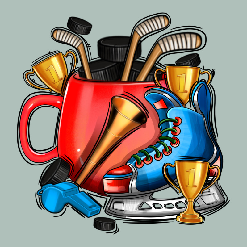 Hockey Coffee Heavyweight Hoodie by AdoDesignShop | Teevron