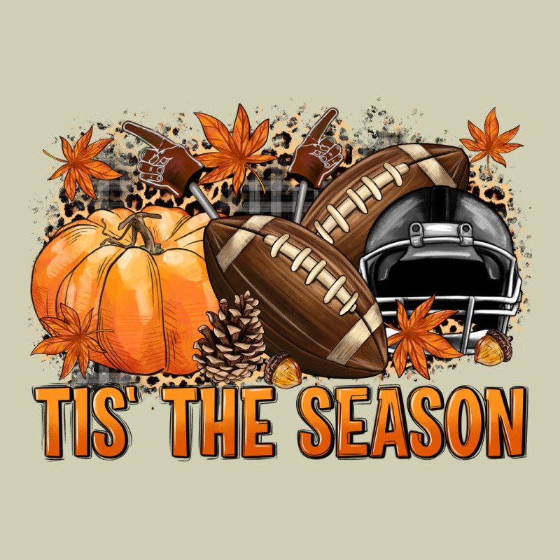 Tis' The Season Football Black Helmet Heavy Core Tee by NancyCooperArtShop | Teevron