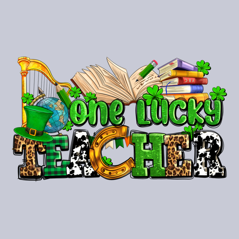 One Lucky Teacher Heavyweight Hoodie by AdoDesignShop | Teevron
