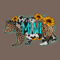 Baby Bear Mini Sunflowers Leopard Cowhide Mother's Day Premium Hoodie | Teevron