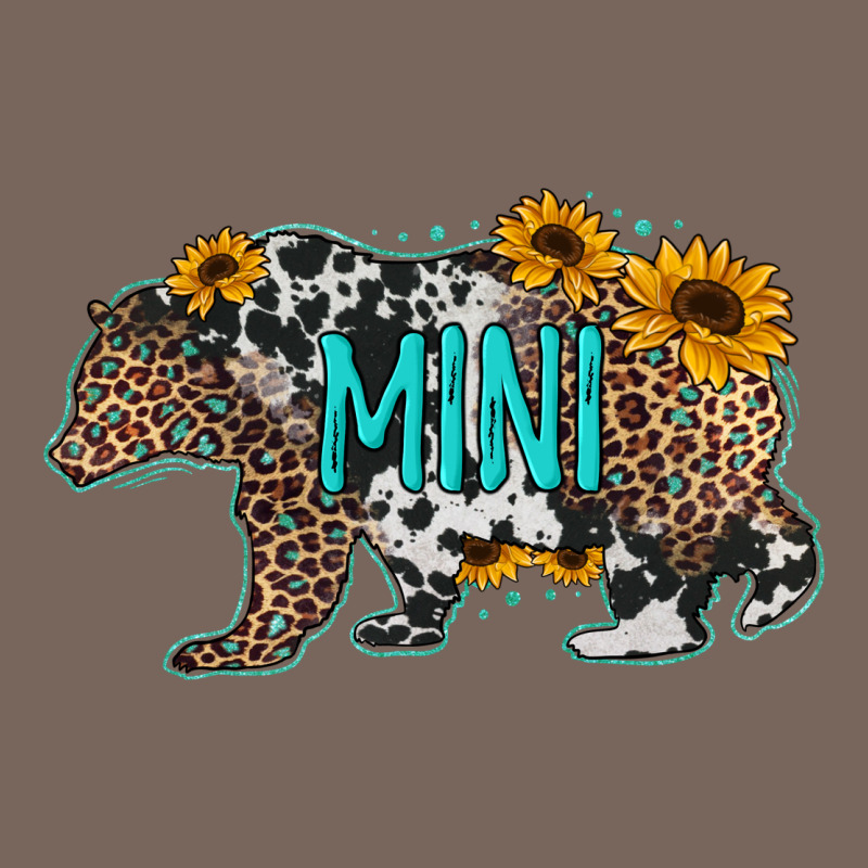 Baby Bear Mini Sunflowers Leopard Cowhide Mother's Day Premium Hoodie by Jasminsmagicworld | Teevron