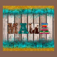 Western Turquoise Mama Zipper Hoodie | Teevron
