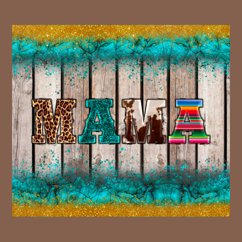 Western Turquoise Mama Zipper Hoodie by BarkalooDesign | Teevron