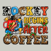 Hockey Begins After Coffee Ado Heavyweight Hoodie | Teevron
