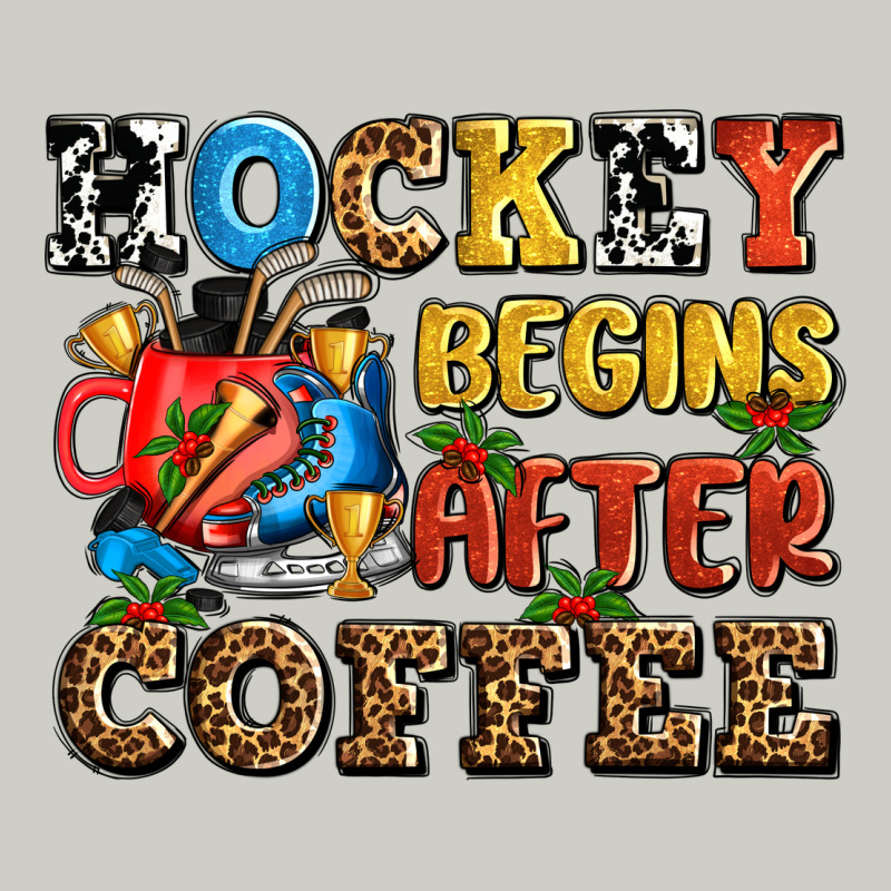 Hockey Begins After Coffee Ado Heavyweight Hoodie by AdoDesignShop | Teevron