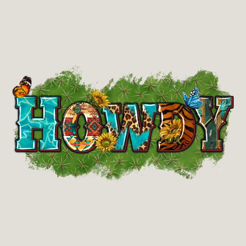 Western Howdy Heavy Core Tee by texasbilliewilder | Teevron