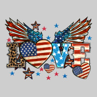 Love America Wings 4th Of July Premium Tee | Teevron