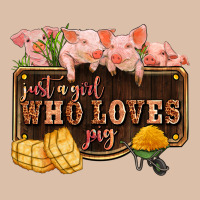 Just A Girl Who Loves Pig Olivia Urban Heavy Tee | Teevron