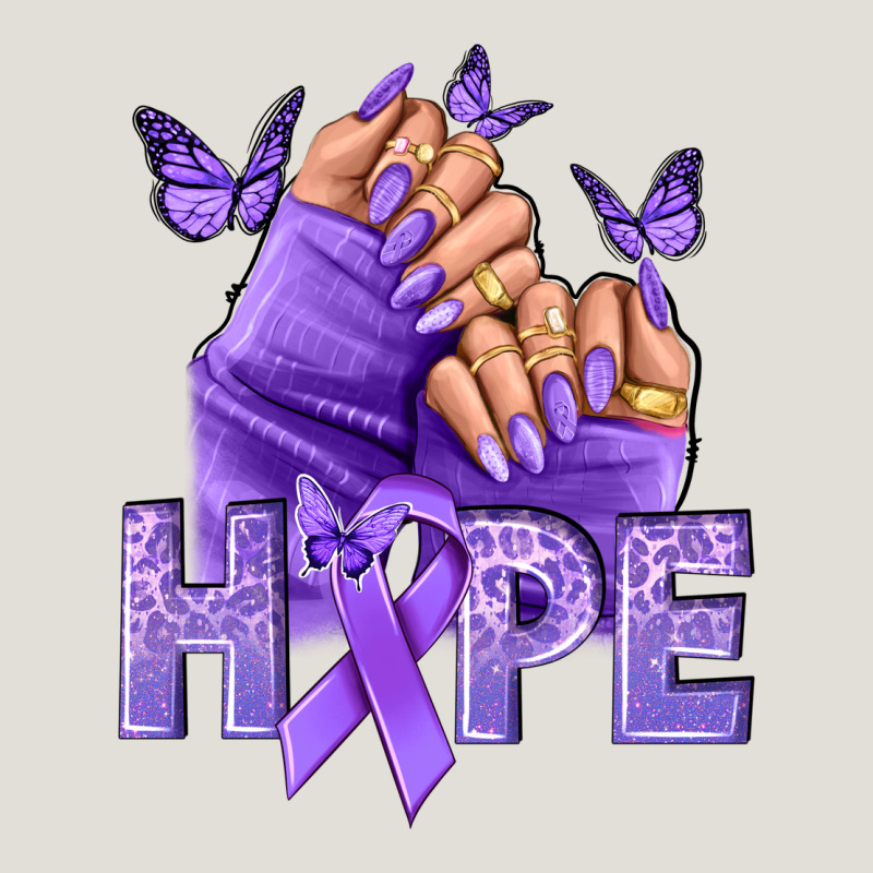 Hope Lavender Ribbon All Cancers Heavy Core Tee by NancyCooperArtShop | Teevron