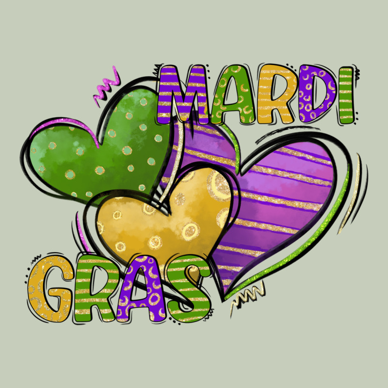 Mardi Gras Heart Ladies Tee by CowGirlArtShop | Teevron