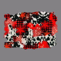 Western Red Cowhide Winter Background Heavyweight Hoodie | Teevron