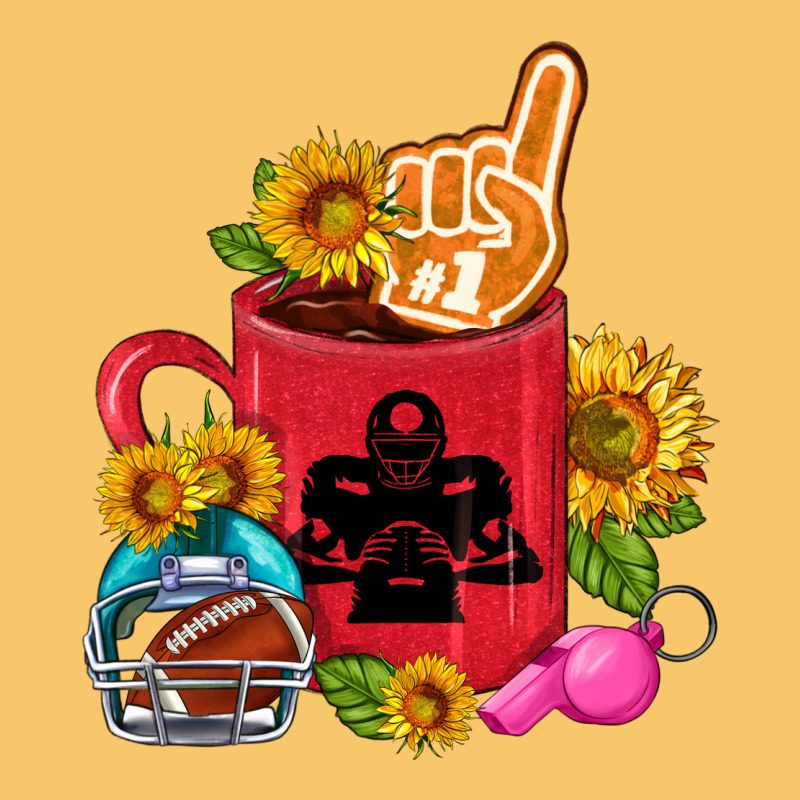 Western Football Coffee Cup Vintage Hoodie by FaDigitalArtStudio | Teevron
