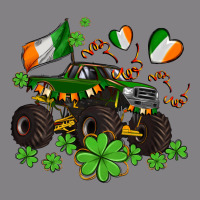 Monster Truck With Shamrocks Heavyweight Hoodie | Teevron