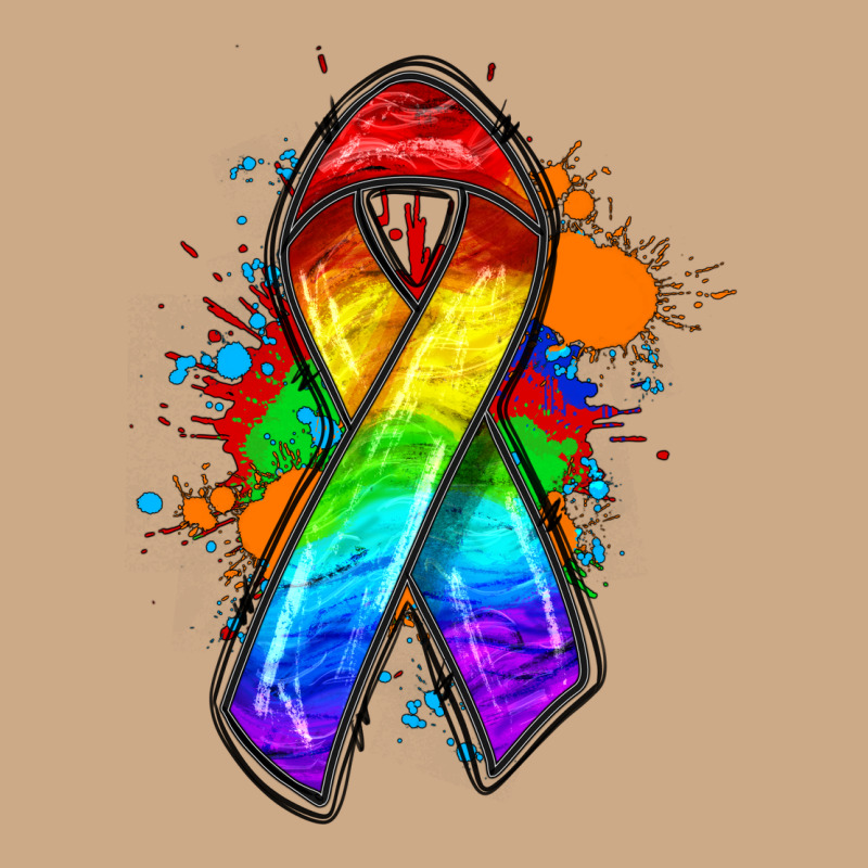 Pride Ribbon Vintage Hoodie by FaDigitalArtStudio | Teevron
