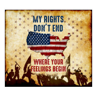 My Rights Don't End Premium Tee | Teevron