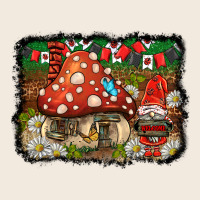 Welcome Ladybug Gnome Background Zipper Hoodie | Teevron