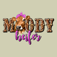 Moody Heifer With Leopard Heavy Core Tee | Teevron