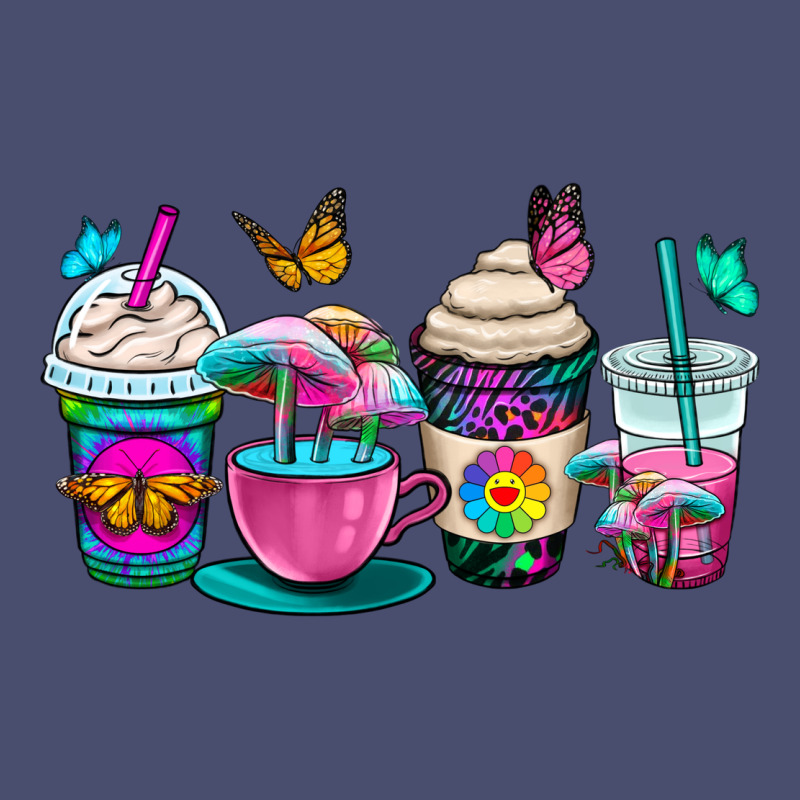 Tie Dye Coffee Cups Vintage Tee by OliviaCreatesArt | Teevron