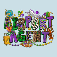 Airport Agent Mardi Gras Ladies Tee | Teevron