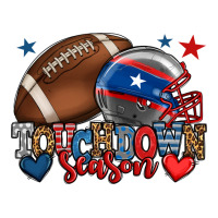 Touchdown Season American Football 4th Of July Premium Tee | Teevron