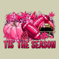 Tis' The Season Football Breast Cancer Heavy Core Tee | Teevron