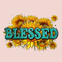 Glitter Blessed With Sunflowers Premium Sweatshirt | Teevron