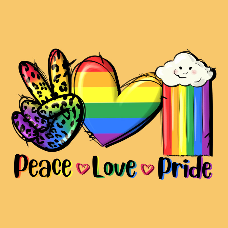 Peace Love Pride Vintage Hoodie by FaDigitalArtStudio | Teevron